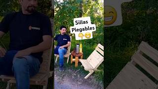 SILLAS de pino PLEGABLES tips shorts carpenter viralvideo shortsviral carpintería viral tip [upl. by Beaver365]