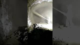 Workers using mortar spray in a tunnel [upl. by Eppie13]