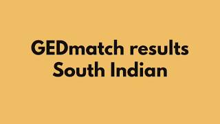 GEDmatch Results South Asian [upl. by Atsyrt]