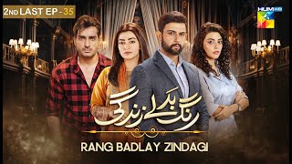 Rang Badlay Zindagi  2nd Last Episode 35  01 Dec 2023  Nawaal Saeed Noor Hassan Omer Shahzad [upl. by Atteiram]