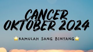 😍WOW CANCER GIMANA RASANYA DILIMPAHI BANYAK KEBAIKAN SEPERTI INI ♋️ OKTOBER 2024 [upl. by Alegnaoj794]