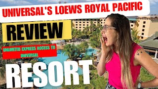 Universals Loews Royal Pacific Resort Review Close to Universal park with unlimited express ORLANDO [upl. by Krissy]