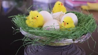 DIY Tutorial Craft Bird Nest Newspaper Colorful HDNewDIY [upl. by Nairdad]