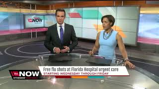 Florida Hospital offers free flu shots in response to flu epidemic Tamiflu shortage [upl. by Cronin]