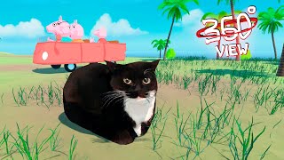 Maxwell Cat 360° 4K 60FPS Animation meme FNF [upl. by Eartha]