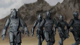 Doctor Who Cybermen March Blender Animation Test 3 [upl. by Nolita316]