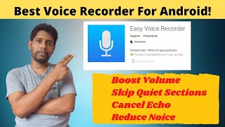 Best Voice Recorder App for Android  Easy Voice Recorder  Free Android Professional Voice Recorder [upl. by Ardussi696]