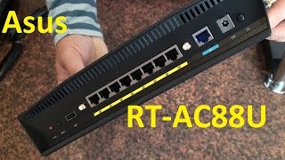 ASUS RTAC88U Unboxing RU [upl. by Zinck]