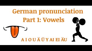 German pronunciation PART 1 Vowels [upl. by Inanuah]