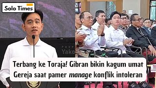 Pidato Wapres GIBRAN di Sidang Raya XVIII GerejaGereja di Toraja [upl. by Aneerb]