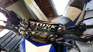 Tusk T10 Handlebar Install on the WR250R [upl. by Atazroglam]