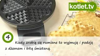 Cytrynowe gofry z cynamonem  KOTLETTV [upl. by Fortuna]