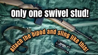 Attach a sling swivel to your bipod [upl. by Acisseg406]