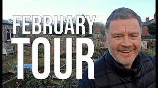 February Allotment Garden Tour 2019 [upl. by Stricklan]