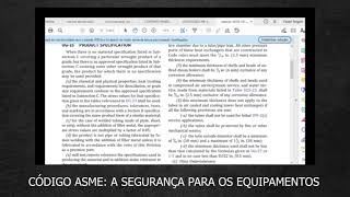 CÓDIGO ASME A SEGURANÇA PARA OS EQUIPAMENTOS  Vasos de Pressão Tanques Metálicos e Caldeiras [upl. by Onivag272]