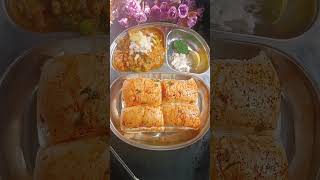 food loversfood foodloverstreetfood reels foodie vegthali recipe indianfoodfoodviral [upl. by Bultman410]