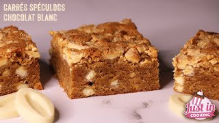 Recette des Carrés Spéculoos Chocolat Blanc [upl. by Briggs270]