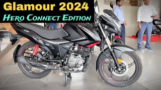 2024 Hero Glamour Xtech Connect Edition  Detailed Review  rourkela hero [upl. by Ecyob]