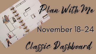 Plan With Me  Dashboard Classic  November 1824 Rong Rong Fall Girls [upl. by Milt]