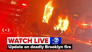 LIVE  FDNY update on investigation into deadly fire in Crown Heights Brooklyn [upl. by Eerized112]