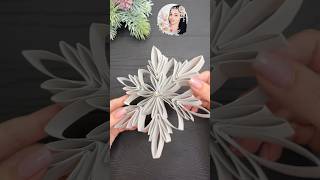 WoW Christmas Craft 3D Christmas Snowflake Christmas Decor [upl. by Lucier498]