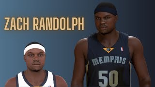 Zach Randolph Face Creation NBA 2K24 [upl. by Gherlein]