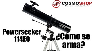 ⭐ Como armar 🛠configurar instalar 🔭Telescopio Celestron Powerseeker 114 EQ 🪐 21045  Tutorial ✅ [upl. by Mihcaoj]