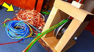 The best Tool for Stripping Copper Wires [upl. by Livesay84]