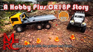 The Arktos 6x6 Flatbed to the Rescue  A Hobby Plus CR18P Recovery Story [upl. by Ordnazil]