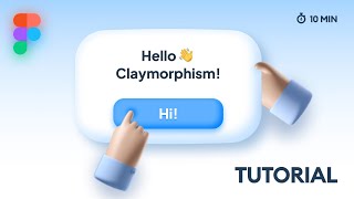 Claymorphism in Figma Tutorial [upl. by Aitercal]