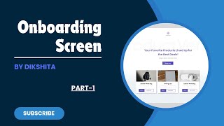 Onboarding screen onboarding web design [upl. by Bigelow]