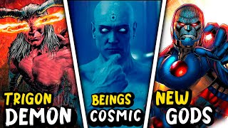 The Cosmic Hierarchy of DC COMICS Explained  Cosmic Entities By POWER LEVEL [upl. by Anaitak392]