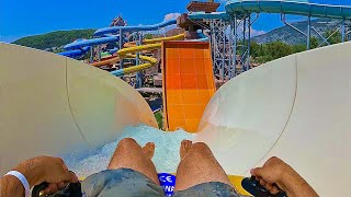 Turbulence Water Slide at Orka World Waterpark [upl. by Zehc702]