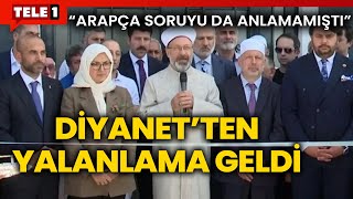 Diyanet İşleri Başkanı Ali Erbaş Kelimei Şehadeti eksik okudu [upl. by Wun]