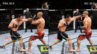 EA Sports UFC PS4 vs Xbox One Gameplay FrameRate Test [upl. by Rednas918]