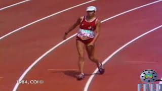 Olimpíadas de Los Angeles  Trecho do Atletismo 1984 [upl. by Marlette]