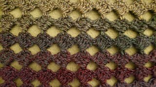 The Open Diamonds Stitch  Crochet Tutorial [upl. by Deden]