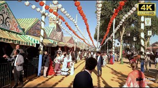 4K FERIA DE ABRIL DE SEVILLA 2024  FeriaSevilla24 feriadeabril [upl. by Sirraf800]