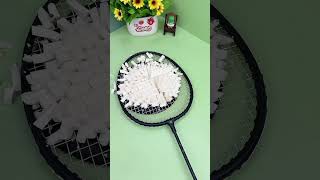 You can also use a badminton racket to cut tofu Badminton racket to cut tofu Badminton racket [upl. by Doownil]