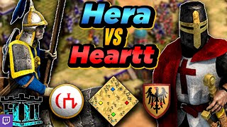 Tatars vs Teutons  1v1 Arabia  vs Heartt  AoE2 [upl. by Deibel90]