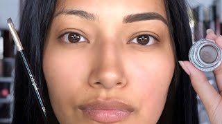 LA GIRL BROW POMADE EYEBROW TUTORIAL  EYEBROW SWATCHES OF ALL 6 SHADES [upl. by Linis]