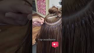 How to install I Tip Hair extensions itipextensions itiphairextensions itiphair hairextension [upl. by Aubin792]