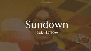 Sundown  Jack Harlow lyricsletra [upl. by Carrol701]