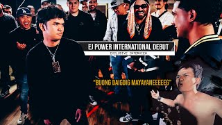 Paano PINABILIB ni EJ Power ang mga INTERNATIONAL Battle Rappers [upl. by Hgalehs]