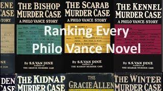 Ranking Every Philo Vance Novel [upl. by Nnylamme659]