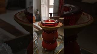 diy diwali home decorbest out of waste diwali craft ideas diy diwali tealight stand [upl. by Klotz]