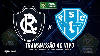 REMO X PAYSANDU  100424  COPA VERDE AO VIVO [upl. by Lebyram147]