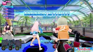 Senran Kagura PEACH BEACH SPLASH super sonico DLC gameplay [upl. by Denison587]