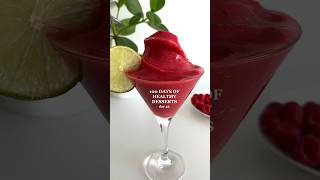 Healthy Dessert Recipe Raspberry Sorbet🤩 healthydessert healthyrecipes healthyrecipe [upl. by Demaria]