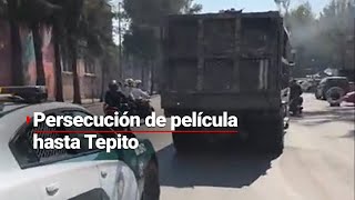 IMPACTANTE  Una persecución en tiempo real en calles de la CDMX [upl. by Eerolam900]